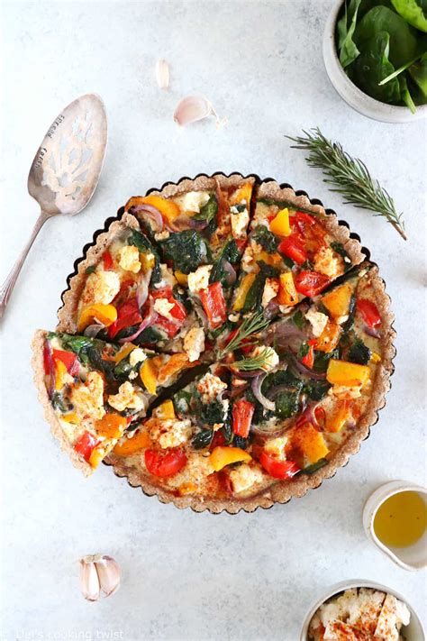 Quiche Aux L Gumes Du Soleil Et La Feta Del S Cooking Twist