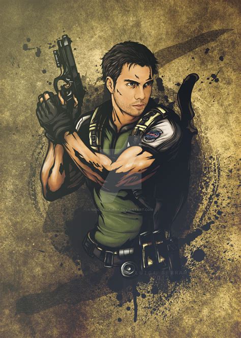 CHRIS REDFIELD -RE5 by moodyisajerk on DeviantArt