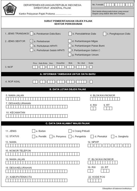 Detail Contoh Surat Pemberitahuan Pajak Koleksi Nomer 49