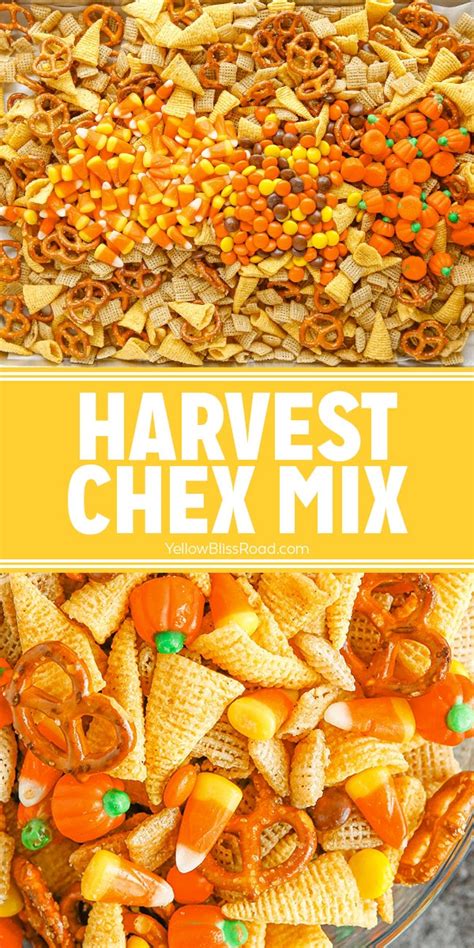 Sweet And Salty Harvest Chex Mix Yellow Bliss Road