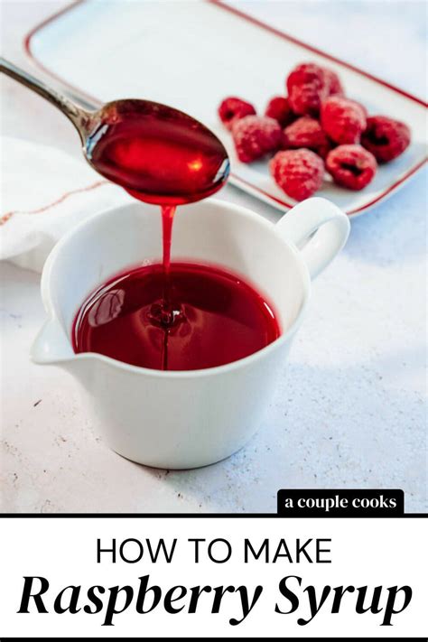 Easy Raspberry Syrup Artofit