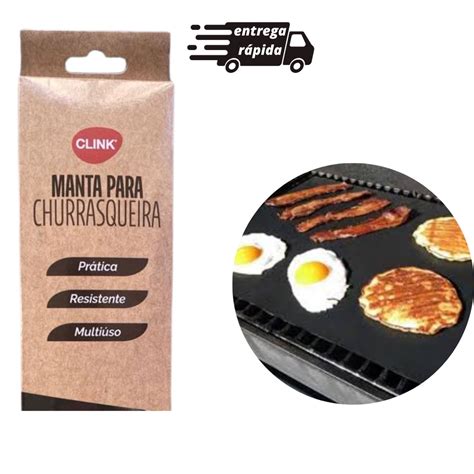 Manta Grill Tapete Para Churrasqueira Grelha Teflon Prime Antiaderente