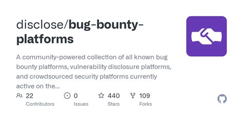 GitHub - disclose/bug-bounty-platforms: A community-powered collection ...