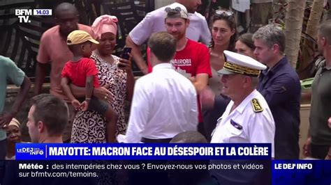 Mayotte Emmanuel Macron Face Au D Sespoir Des Sinistr S Du Cyclone Chido