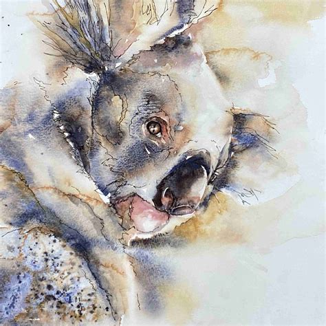 I Am A Koala Liz Chaderton Watercolour Artist