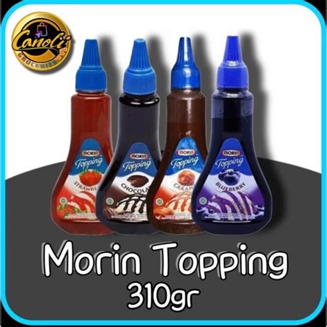 Jual Morin Topping Caramel Coklat Strawberry Blueberry Shopee Indonesia