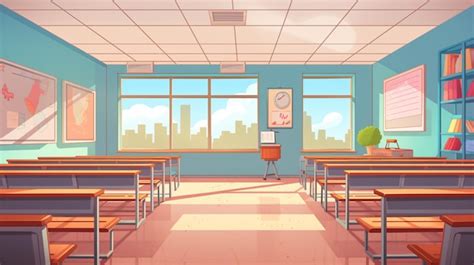 Premium Vector Classroom Background Vector