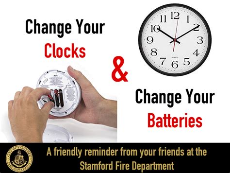 Its Time To Change Your Clocks And Change Your Smoke Detector Batteries