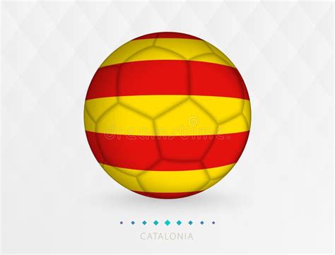 Football Ball With Catalonia Flag Pattern Soccer Ball With Flag Of