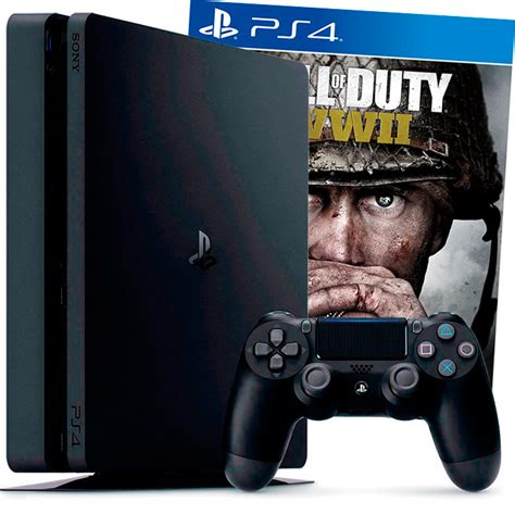 Playstation 4 1tb с игрой Call Of Duty Wwii купить в Москве в интернет