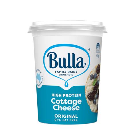 Bulla Cottage Cheese Original 500g Bulla Foodservice