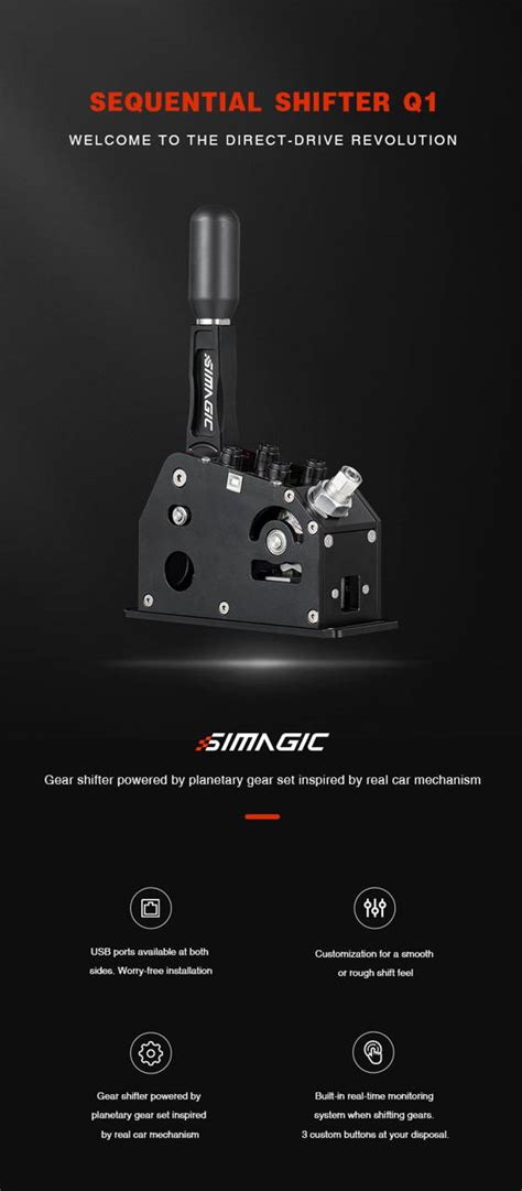 Simagic Q1 Sequential Shifter Extreme Simracing Extreme Simracing