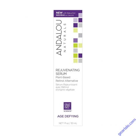 Age Defying Rejuvenating Plant Based Retinol Serum Andalou Naturals