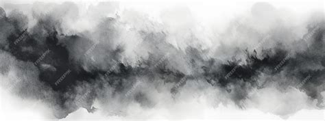 Premium AI Image | black and white smoke background