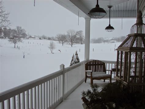 Cobblestone Farms: Snow = furniture "switch-a-roo"...