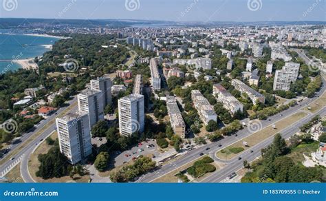 Beautiful Cityscape Over Varna City Bulgaria Varna Is The Sea Capital