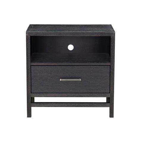 Black Contemporary Nightstands - Fox6306b Nightstands Furniture By ...