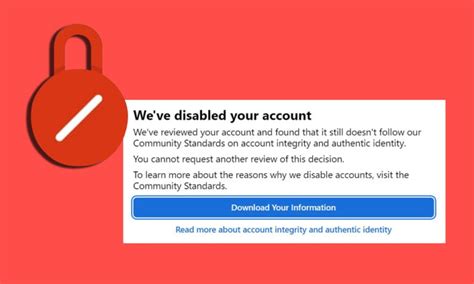 Facebook Account Disabled Due To Copyright Infringement