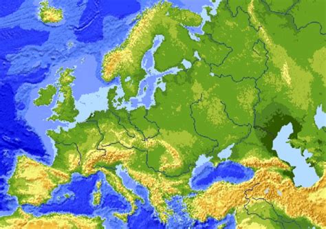 Cartina Fisica Europa Pianure Cartina Fisica Italia