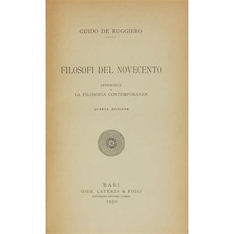 Filosofi Del Novecento Appendice A La Filosofia Contemporanea