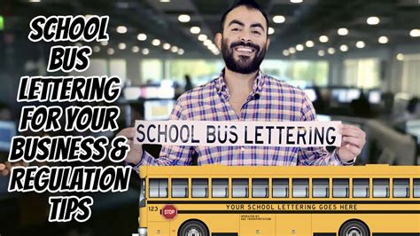 School Bus Lettering How To Letter A School Bus For Compliance Sch