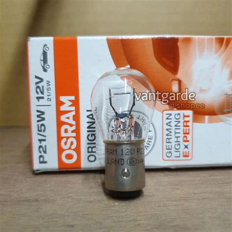 Jual Bohlam Lampu Osram Rem Senja Belakang Bayonet Putar P W V