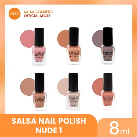 Jual Salsa Nail Polish Nude Kutek Tahan Lama Cat Kuku Ecer Shopee