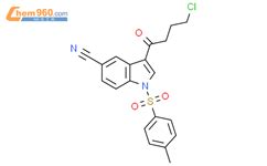 Chlorobutanoyl Tosyl H Indole Carbonitrile