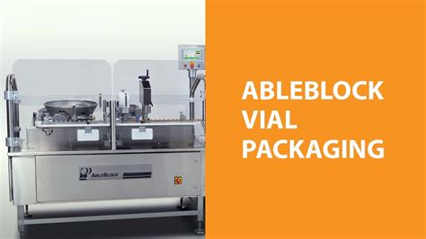 Ableblock Vial Packaging Youtube