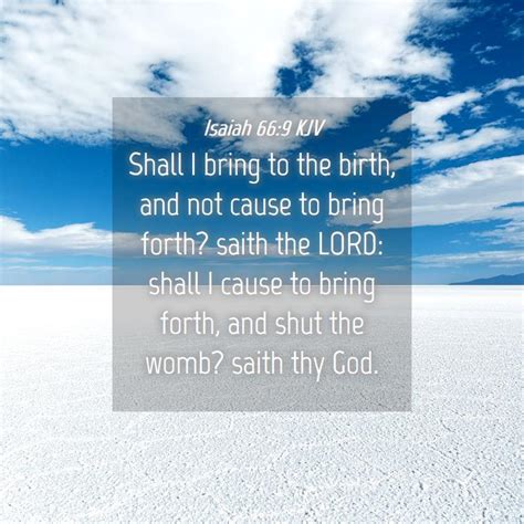 Isaiah 66 9 KJV Bible Verse Images