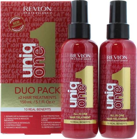 Revlon Uniqone All In One Hair Treatment Celebration Duo Pack Pris