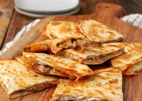 Pulled Pork Quesadilla Barefeet In The Kitchen