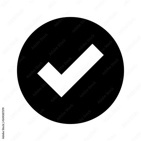 Check Mark Icon Transparent Png Stock Illustration Adobe Stock