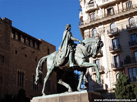 Estatua De Ramón Berenguer Iii Sitios De Barcelona