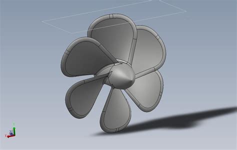 弹簧和螺旋桨 Solidworks 2016 模型图纸免费下载 懒石网