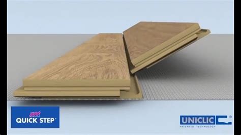 Замковая система Uniclic у ламината Quick Step - YouTube