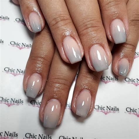 Gray Ombre Nails Ombre Gel Nails Faded Nails Ombre Nail Designs