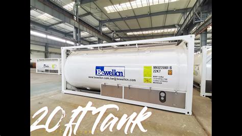 Bewellcn 20ft Cryogenic Tank Container For Liquid Nitrogen Oxygen