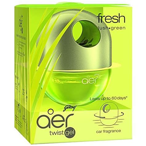 Buy Godrej Aer Twist Gel Car Freshner Fresh Lush Green 45 Gm Online At