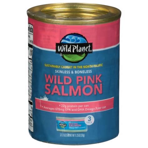 Wild Planet Salmon Wild Pink 12 Pk 1125 Oz Kroger