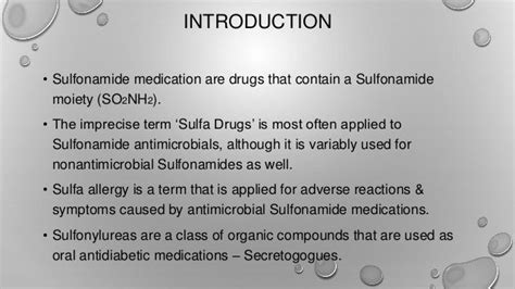 Sulfonylureas & Sulfa allergy