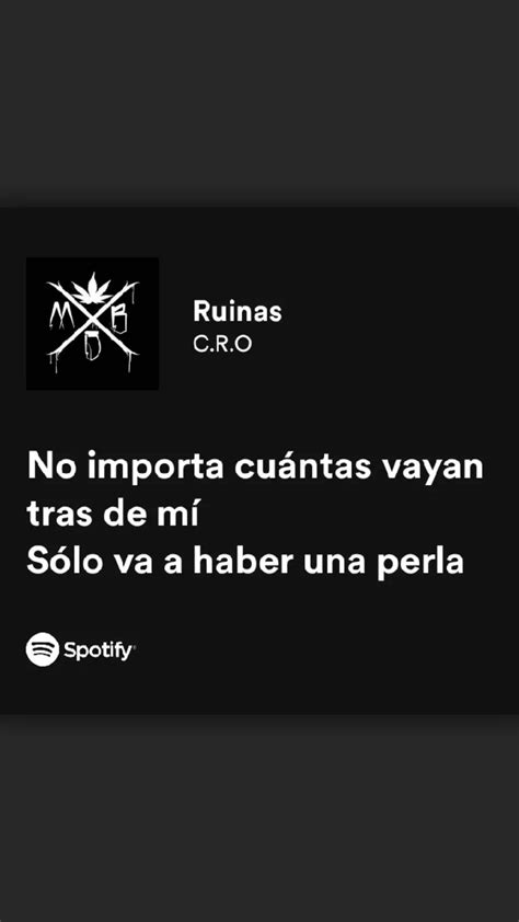 Ruinas C R O Letras De Canciones Lyrics Letras De Canciones