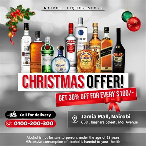 Liquor Offer Template Postermywall