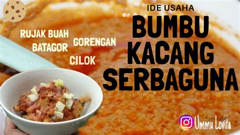 Resep Bumbu Kacang Serbaguna By Maisaroh Ummulovita