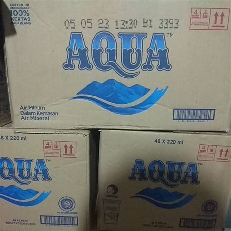 Jual AQUA GELAS 220 ML Shopee Indonesia