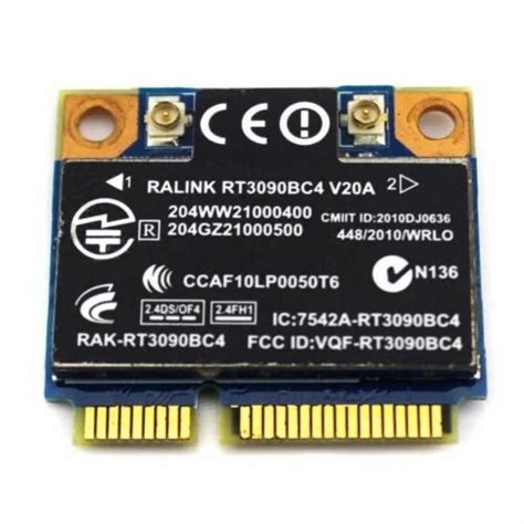 Ralink Rt3090bc4 300m Wi Fi N Bluetooth Pci E Wlan Card 602992 001 602639 001 For Hp Laptop At