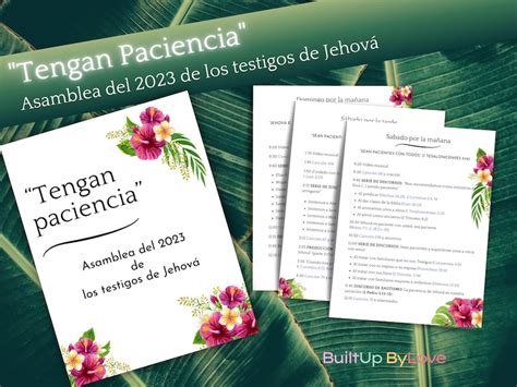 Tengan Paciencia Asamblea Del De Los Testigos De Jehov Exercise