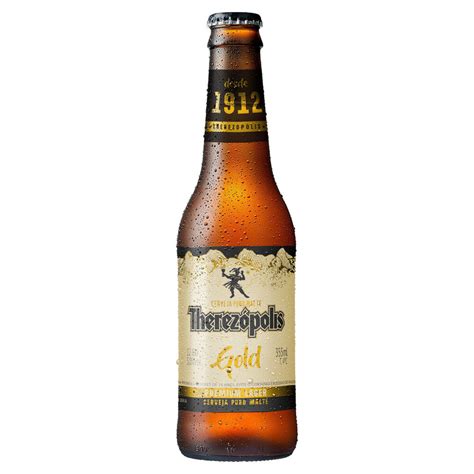 Cerveja Therezópolis Lager Gold Long Neck 355ml