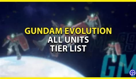 Gundam Evolution liste de toutes les unités 4pmtech France