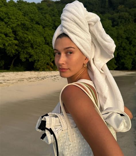 Hailey Bieber Wore A Thong Bikini On Vacation With Kendall Jenner